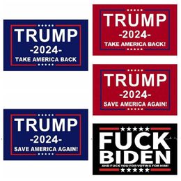 newTrump Flag 2024 Election Flags Banner Donald Trump Flag Save America Again 150*90cm 5 Styles Trump Flags EWF5799