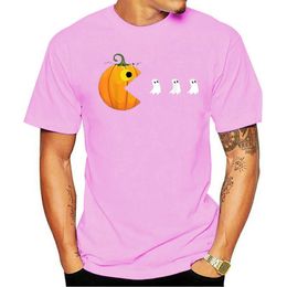 -Мужские футболки Смешные Хэллоуин для женщин Мужские Мужские Тыквы Призраки Футболка Большая Высокая футболка Tee