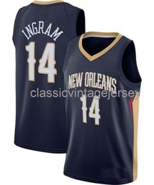 Custom Brandon Ingram #14 Men's Swingman Jersey Stitched Mens Women Youth XS-6XL Basketball Jerseys