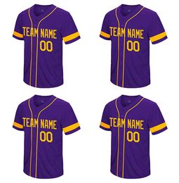 Custom Purple Baseball Jersey 001