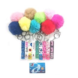 Keychains Acrylic Material Card Puller Custom Your Own Grabber Keychain For Long Nails WholesaleKeychains