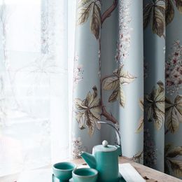 Curtain & Drapes Curtains For Living Room Bedroom Modern Simple And Fresh Style Fabrics