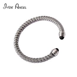 New Stainless Steel Wire Rope Cable Cord C Bracelet Fashion Opening Adjustable Bracelet