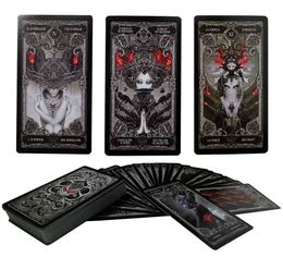 XIII Dark Tarot. Affectional Divination. oracles .Fate Game. Tarot Beginners.78 Cards. Game Deck