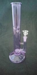 purple cfl glass hookah, big stick heavy dab rig smoking pipe, 14mm joint factory direct price concessions