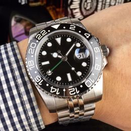 Mens Watches Automatic Mechanical Watch Sapphire Stainless Steel Wristband 40MM Luminous Ceramic Bezel Boutique Case For Men Wristbandes Business Montre De Luxe