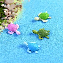 Cute Tortoise Sea Turtle Ecological Bottle Ornaments Seaview Decoration Moss Terrarium Micro Landscape Accessories Fairy Garden DIY Material DH0087