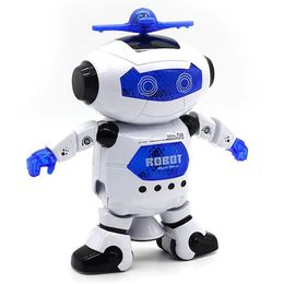 Toy Children Electric Light Music Rotating Dancing Robot