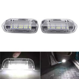 2 Pcs Car LED White Light Door Warning Welcome Courtesy Lights Decoration Lighting Lamp For VW Golf Mk5 Mk6 Eos For Jetta Passat