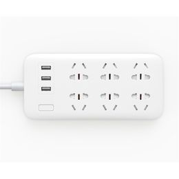 Power Strip 6-bit Socket Charging Plug 250V 2500W Power-Strip Sockets 3 USB 1.8Meter Standard Interface ottie