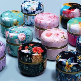 Multi Styles Tea Caddies Tea Jar Storage Container Tea Box Candle Bulk Cereals Hermetic Pots Kitchen Organizer Cans Iron Tins