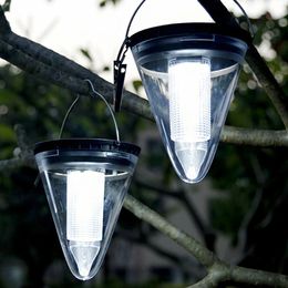 Mutifunction LED Solar Powered Outdoor Wall Light Waterproof Colorful Garden Lawn Ground Path Lamp Hanging Decotation - 1