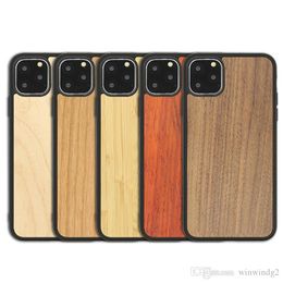Fashion Water Resistant Phone Cases For iPhone 6 7 8 11 12 Pro Xs Xr X Plus Max TPU Wood Custom Design Logo Pattern Shockproof Back Cover