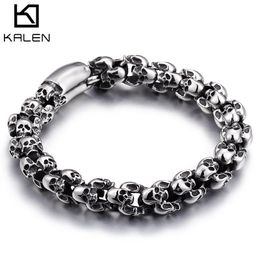 20.5 CM Mens Link Chains Trendy Cuban Chain Bracelet For Man Bicycle Motorcycle Links Accessories Party Men Jewellery 557598609866