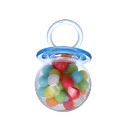 baby shower gift favors NZ - 12PCS Transparent Plastic Candy Boxes Favor Holders Wedding Baby Shower Gift Box