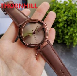 President Genuine Leather Watches 42mm Lowest Price Mens Japan Quartz Wristwatch Gift Popular Casual Luxury Man Relojes De Marca Mujer High quality wristwatch