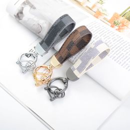 20 Style Flower Design Metal Car Keychain Bag Pendant Charm Jewelry Flower Key Ring Holder for Women Men Fashion Pu Leather Animal Key