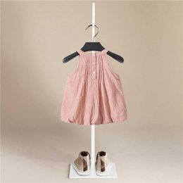 Lattice Girls Summer Dress Casual Style Baby Girls Clothes Children Dresses Girls 2020 Cotton A-line Birthday Princess Dress Q0716