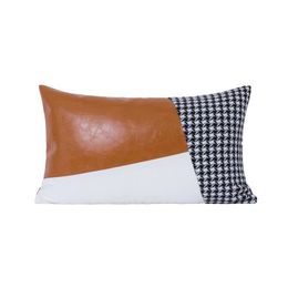 Cushion/Decorative Pillow Light Luxury American Sofa Cushion Pillowcase Case Geometric Decorative Cover Home Decor