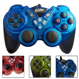 Game Controllers & Joysticks 2021 Wired USB Controller For PC Computer Vibration Joystick Gamepads Laptop