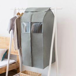 Clothing & Wardrobe Storage Non-woven Coat Bag 47x59x110cm Hanging Closet Organiser Household Clothes Zip Bags Home Bedroom Supplies