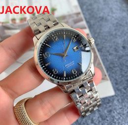 high quality Men Full Stainless Steel Watches cocktail Colour series Mens quartz Watch European Top brand chronograph clock