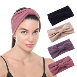 Turban Hair Bands Women Sports Yoga Headbands Head Wrap for Outdoor Cycling Running Winter Warm Hairband