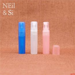 3ml Plastic Perfume Spray Bottle Refillable Empty Women Cosmetic Makeup Water Atomizer Sprayer Pen Tubes Free Shippinggood qtys