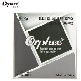 Orphee QE25 009-042 Electric Guitar Strings Hexagonal Nickel Alloy Extra Super Light Bright Tone Guitar Parts Accessori