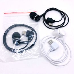 disposable Unilateral earphones Type-c In-ear Earplug 80cm High-speed rail aviation travel MP3 headphone