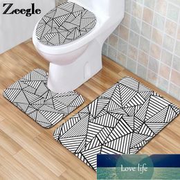 Bath Mats Microfiber Mat Anti-Slip Toilet Carpet Home Decoration U-Shaped Rug Absorbent Foot Set Shower Room Floor Mat1 Factory price expert design Quality Latest