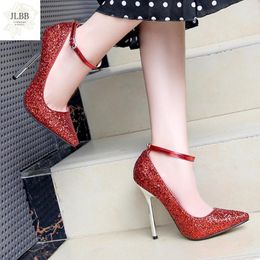 gold bling wedding shoes