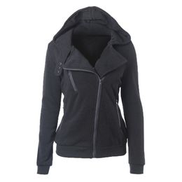 Casual Winter Women Basic Jackets Cardigan Cotton Hoodies Female Coat Black Outerwear Sweatshirts Plus Size 3XL 50 211014