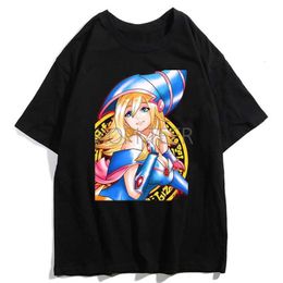 Anime Yu Gi Oh T-shirts Magician Dark Girl Imprimer Hommes Femmes Harajuku Ullzang Graphique T-shirt T-shirt Esthétique Tops Esthetic Tops Tees