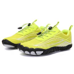 2021 Four Seasons Five Fingers Sports shoes Mountaineering Net Extreme Simple Running, Cycling, Hiking, green pink black Rock Climbing 35-45 eight