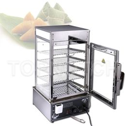 Automatic Temperature Food Bun Steamer Warmer Machine Display Cabinet For Restaurant