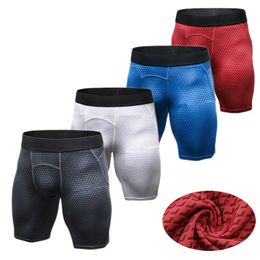 Lovmove Men Compression Running Tights Shorts Gym Fitness Short Pants Male Bodybuilding Breathable Quick Dry