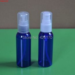 50 Pieces/ Lot Blue Plastic Empty Spray Bottle For Make Up And Skin Care Refillable Factory Wholesale Free Shippinggoods