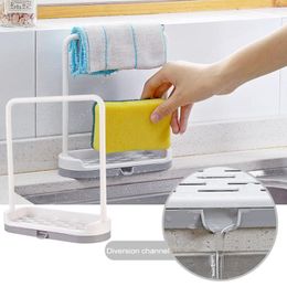 Kitchen Storage & Organisation Sink Drainage Rack Tabletop Sponge Soap Dishcloth Rag Holder Organiser Water Collector For Home Bathroom Vupw