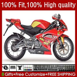 OEM Red gold Body Injection For Aprilia RSV RS 125 R RR 125RR RS4 RS125 12 13 14 15 16 38No.74 RSV125 RSV-125 RS-125 2012 2013 2014 2015 2016 RSV125RR 12-16 Fairing Kit