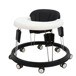 18 wheels black NZ - Baby Walker Multi-Functional Seat Car Anti Rollover Wheel Walker Learning Stand Infant Walk Adjustable For Children 0-36 Months