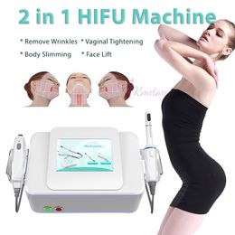 Portable HIFU Body Slimming Machine High Intensity Focused Ultrasound Vaginal Tightening Rejuvenation Skin Care Face Lifting Beauty Equipment