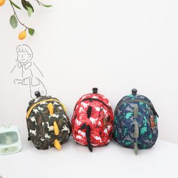 Moda coreana Inverno Kids Super Cool Dinosaur Backpack Backpack Lindas da Escola Primária Fria