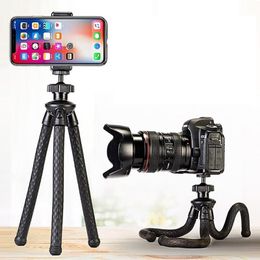 Flexible Sponge Octopus Tripod Bendable Mobile Phone Smartphone Camera Handheld SLR Mini Stand Stabilizer Portable Tripods