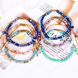 Bohemian Weave Bracelets Bangle Adjustable Fashion Handmade Beaded Friendship Bracelet Beach Anklet for Women Jewellery Gift