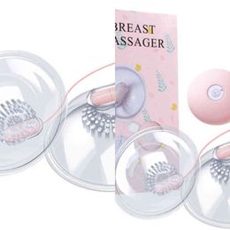 Nxy Sex Pump Toys Nipple Massage Vibrator Remote Control Clitoris Stimulator Sucking Cups Breast Enlargement Masturbator for Women 1221