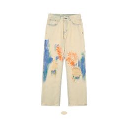 Descuento Jeans Pintados Para Mujer 2022 en venta en DHgate.com