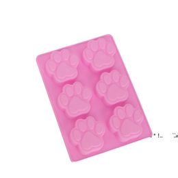 newSilicone Cake Tools Mould soap Mould Baking Cat Paw Moulds kitchen tool accessories EWB6653