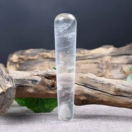 White Melting Crystal Beauty Massage Stick Decor Acupoint Jade Tendon Facial Eye Wand