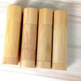 5g bamboo Empty Lip Balm Tubes Packaging Bottles 5ml gross container lipstick tube DIY container